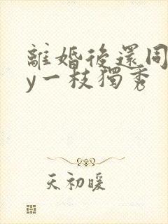 离婚后还同居by一枝独秀