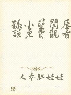 孙小萌闫辰的小说免费观看