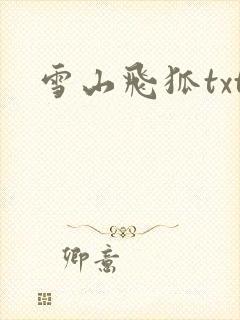 雪山飞狐txt