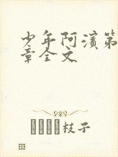 少年阿滨第13章全文