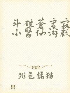 斗破苍穹寂寞的小医仙游戏世界