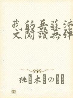 我的岳苏沛真全文阅读无弹窗 笔趣阁