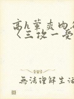 高h荤爽肉欲文〈三攻一受〉视频