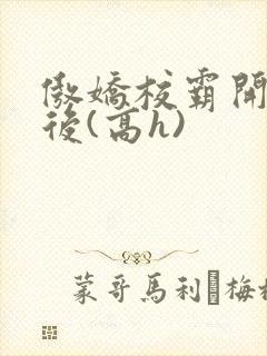 傲娇校霸开荤以后(高h)