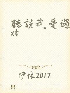 听说我爱过你txt