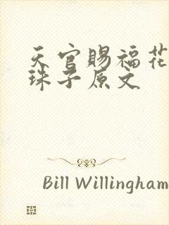 天官赐福花怜塞珠子原文