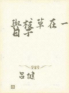 与校草在一起的日子