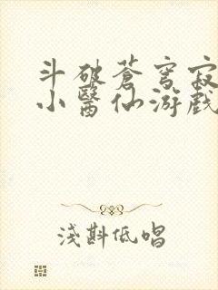 斗破苍穹寂寞的小医仙游戏世界