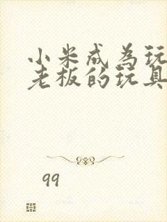 小米成为玩具店老板的玩具