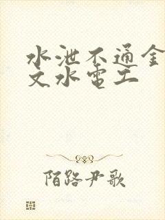 水泄不通金银原文水电工