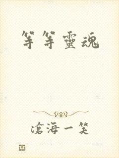 等等灵魂