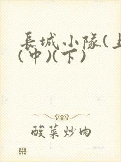 长城小队(上)(中)(下)