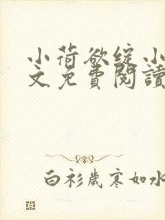 小荷欲绽小说全文免费阅读笔趣阁