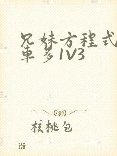 兄妹方程式多R车多1V3