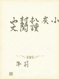 山村扒灰小说全文阅读