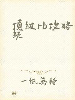 顶级rb攻略系统