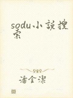 sodu小说搜索