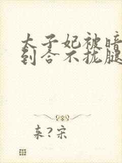 太子妃被暗卫C到合不拢腿