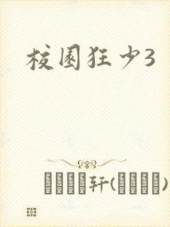 校园狂少3