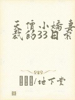 天价小娇妻,总裁的33日索情全文免费