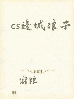 cs边城浪子