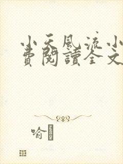 小天风流小说免费阅读全文最新章节