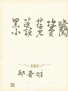 黑莲花攻略手册小说免费阅读