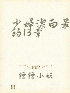 少妇洁白最刺激的13章