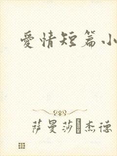 爱情短篇小说