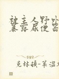 被主人野外调教暴露尿便器