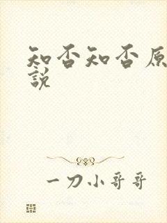 知否知否原著小说