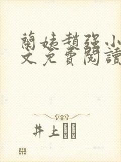 兰姨赵强小说全文免费阅读