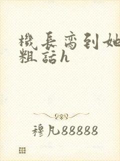 机长脔到她哭h粗话h