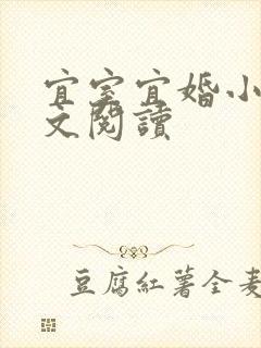 宜室宜婚小说全文阅读