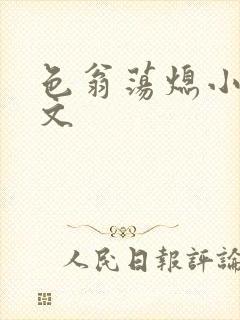 色翁荡熄小说全文