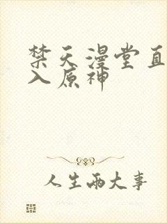 禁天漫堂直接进入原神