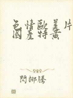 色情欧美片午夜国产特黄