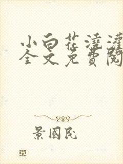 小白花浇灌日常全文免费阅读