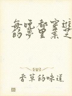 每晚都穿进男神的梦里叶芝琴小说