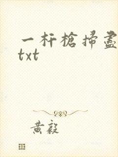 一杆枪扫尽全家txt