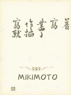 写作业写着写着就插了