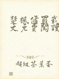 楚枫修罗武神全文免费阅读