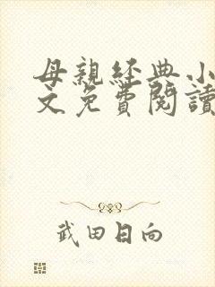 母亲经典小说全文免费阅读