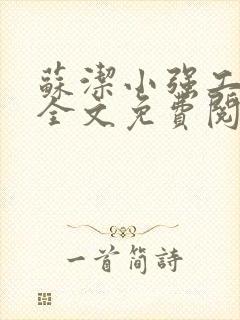 苏洁小强工地情全文免费阅读