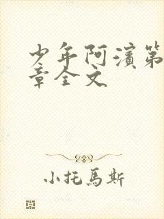 少年阿滨第13章全文