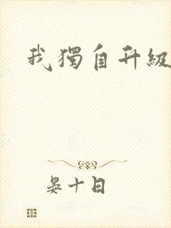 我独自升级漫画