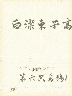 白洁东子高义