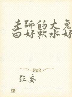 老师的大兔子好白好软水好多