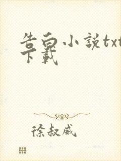 告白小说txt下载