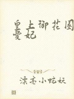 皇上御花园中要爱妃